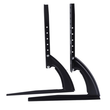 Черный металлический стальной кронштейн для настольной станции светодиодного ЖК-телевизора с плоским экраном