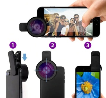 Широкоугольный макрообъектив для телефона APEXEL (APL-0.45XWM)