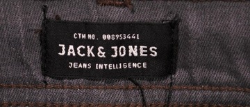 JACK AND JONES spodnie TAPERED grey jeans TIM _ W34 L34