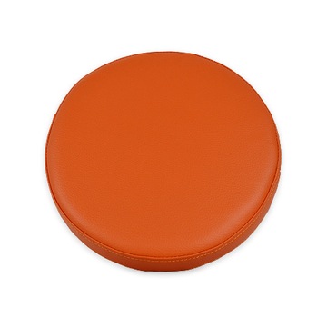 Подушка на сиденье детская из экокожи, круглая, диаметр 30 см.
