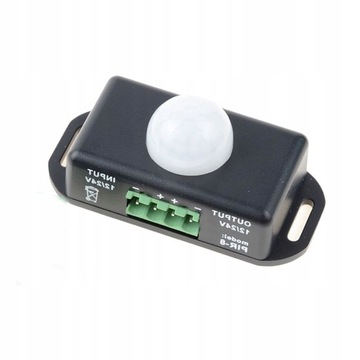 MINI CZUJNIK RUCHU ZMIERZCHU CZUJNIK LED PIR 12/24V