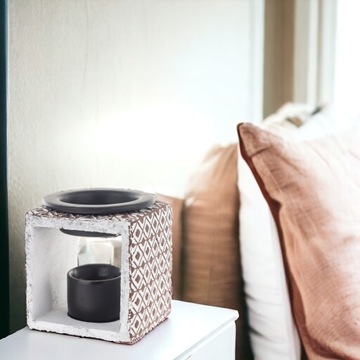 КЕРАМИЧЕСКИЙ АРОМАТИЧЕСКИЙ КАМИН ДЛЯ МАСЛА, ВОСКА, ПОДАРКА АРОМАТЕРАПИИ