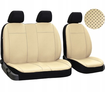 SKÓRZANE POKROWCE MIAROWE do PEUGEOT BOXER 2 2+1