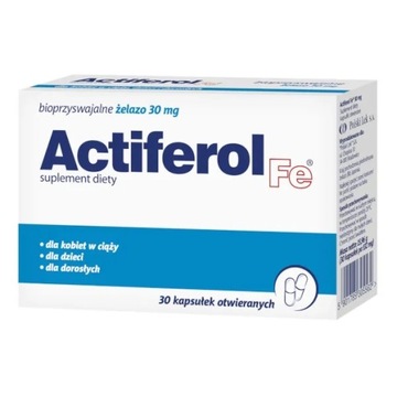 Actiferol Fe 30 mg, 30 kapsułek