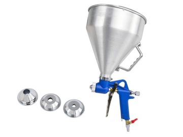 PISTOLET NATRYSKOWY DO TYNKÓW I FARB STRUKTURALNYCH GEKO