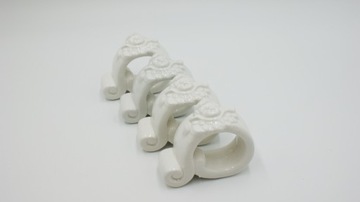 SERWETNIK PORCELANOWY ANIOŁ 4 sztuki
