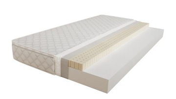 Łóżko dziecięce 180x80 szuflada materac Szary ACMA