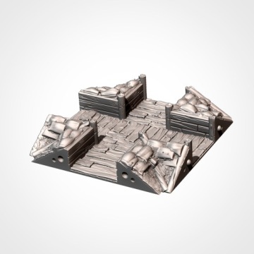 WWII Модульные траншеи 4 -Bigusson- Боевая игра местности - Txarli Factory