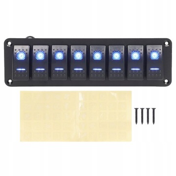 ROZDZIELNIA PANEL DLA JACHTY AUTOBUSY RV 8 GANG