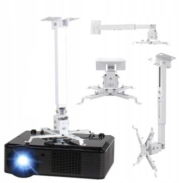 UCHWYT WIESZAK DO PROJEKTORA RZUTNIKA REGULOWANY SUFITOWY, SCIENNY
