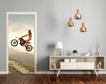 FOTOTAPETA OKLEINA NA DRZWI CROSS MOTOCYKL SPORT