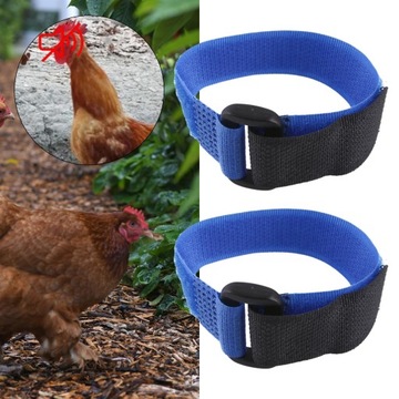 2 шт. Петух Анти-вороновий воротник Петушок шейный ремешок Анти-шумовой воротник Синий