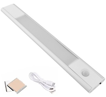 Lampka LED listwa czujnik ruchu bezprzewodowa 30cm