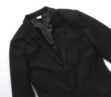 LINDEX 170 14 ЧЕРНАЯ ПОВСЕДНЕВНАЯ КУРТКА ДЛЯ МАЛЬЧИКОВ, КОРОТКА