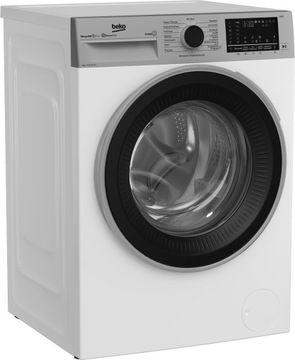 BEKO B3WFU58415WSPBS Тонкая стиральная машина 8 кг, 1400 об/мин, инвертор паровой сушки, Wi-Fi