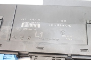 9229872 JINÉ MODUL M 309 2010 BMW 3 COUPE (E92)