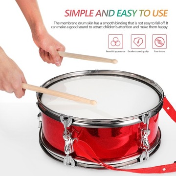 MARCHING DRUM SET WEREL DLA DZIECI DRUM MUZYCZNY