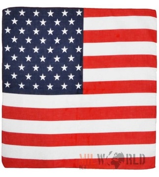 T2076 БАНДАНА MASTERDIS ЗВЕЗДЫ И ПОЛОСКИ УНИСЕКС