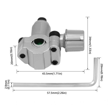 КЛАПАН РЕГУЛЯТОРА ХОЛОДИЛЬНИКА, 2 ШТ. СЕРВИСНЫЙ КЛАПАН ХОЛОДИЛЬНИКА ИЗ ЦИНКОВОГО СПЛАВА
