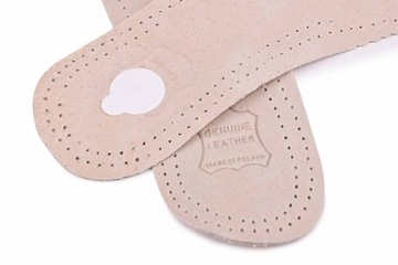 Стельки для обуви АНТИСЛАДКАЯ КОЖАНЫЕ, размер 45