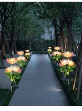СИД СОЛНЕЧНАЯ САДОВАЯ ЛАМПА SPIDER LILY LYCORIS AMARYLLIS 75 см