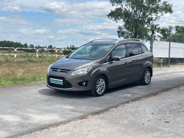 Ford C-MAX II Minivan 1.6 EcoBoost 150KM 2012 Ford Grand C-MAX Raty 1.6 benz Klimatronic, park asist Grzana szyba serw, zdjęcie 4