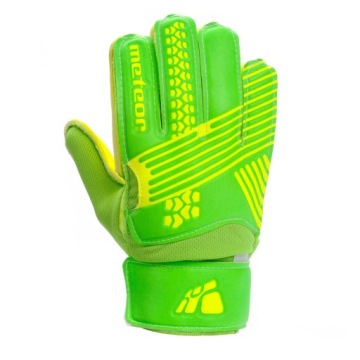 ПЕРЧАТКИ ВРАТАРСКИЕ ТРЕНИРОВОЧНЫЕ ПЕРЧАТКИ METEOR JUNIOR НА ЗАВИСКЕ, размер 5