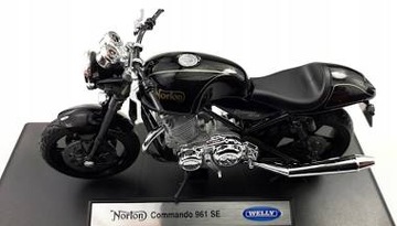 Motocykl Norton commando 961 SE Welly 1:18