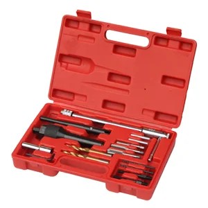 ZESTAW DO WYMIANY GWINTU ŚWIEC ŻAROWYCH, 16 cz.