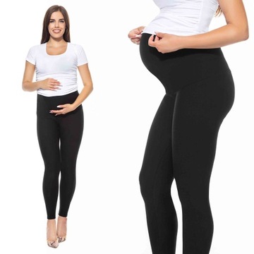 Getry legginsy ciążowe super kryjące XL