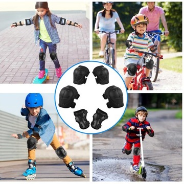НАКОЛЕННИКИ И НАЛОКОТНИКИ ДЕТСКИЕ ДЛЯ РОЛИКОВЫХ КОНЬКОВ СКЕЙБОРДА ВЕЛОСИПЕДА ВЕЛОСИПЕДА