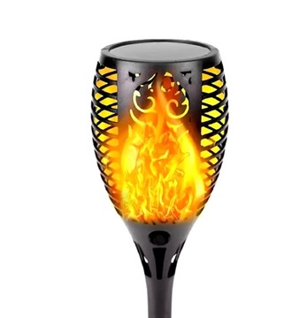 Светодиодная солнечная лампа LANTERN DRIVEN TORCH пламя 50см