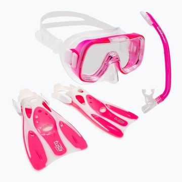 TUS Diving Kit Mask + Pipe + Fins s