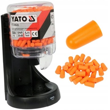 ДИСПЕНСЕР YATO С ЗАТЧАМИ ДЛЯ УШЕЙ Секундомеры 500 ШТ 250 ПАР YT-74520