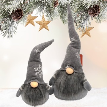 БОЛЬШАЯ РОЖДЕСТВЕНСКАЯ ФИГУРКА СЛОНА XXL САНТА ГНОМА XXL ПАРА СВЕТЯЩЕГОСЯ НОСА ИЗ 2 ШТ.