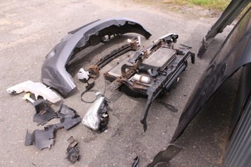 Передний комплект бампера на капот Navara D40 Lift 10 лет