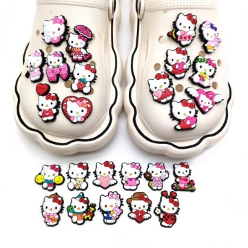 Hello Kitty булавка для обуви Crocs шлепанцы телефон сумка рюкзак сумка
