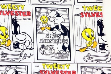 Sukienka damska młodzieżowa Tunika Looney Tunes Tweety Sylvester Tweety r M