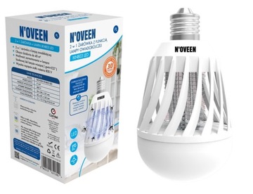 LAMPA ŻARÓWKA OWADOBÓJCZA KOMARY OWADY LED E27