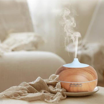 Ультразвуковой увлажнитель воздуха для ароматерапии объемом 500 мл с тихим звуком