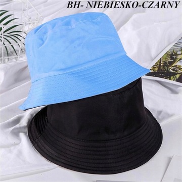 BUCKET HAT CZAPKA 2W1 KAPELUSZ RYBACKI DWUSTRONNY