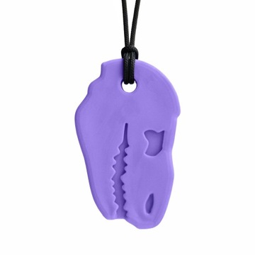 Gryzak Terapeutyczny Wisiorek DINO-BITE Fioletowy