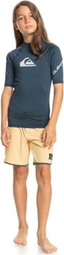 ДЕТСКАЯ ФУТБОЛКА ДЛЯ ПЛАВАНИЯ QUIKSILVER RASH GUARD ДЛЯ СЕРФИНГА, 10 ЛЕТ