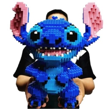 FIGURKA KLOCKI STITCH DISNEY 5600 KLOCKÓW *GIGANT* Dzień Dziecka