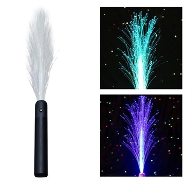 Bicze światłowodowe LED Czarne