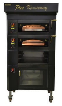 Piec kamienny sklepowy GT MIKRO/2 okap regał