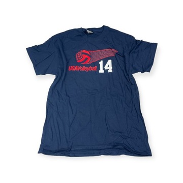 Koszulka t-shirt męski GILDAN USA VOLLEYBALL L