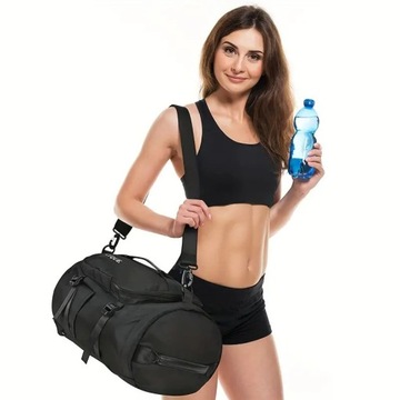 ДОРОЖНАЯ СУМКА РЮКЗАК Фитнес-сумка 2 в 1 ВМЕСТИМАЯ РУЧНАЯ КЛАДЬ ДЛЯ САМОЛЕТА