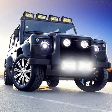 Установите 2 x галогена