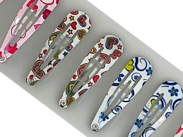 *7 SPINKA SPINKI DO WŁOSÓW PYKI WSUWKI 10szt. 5cm